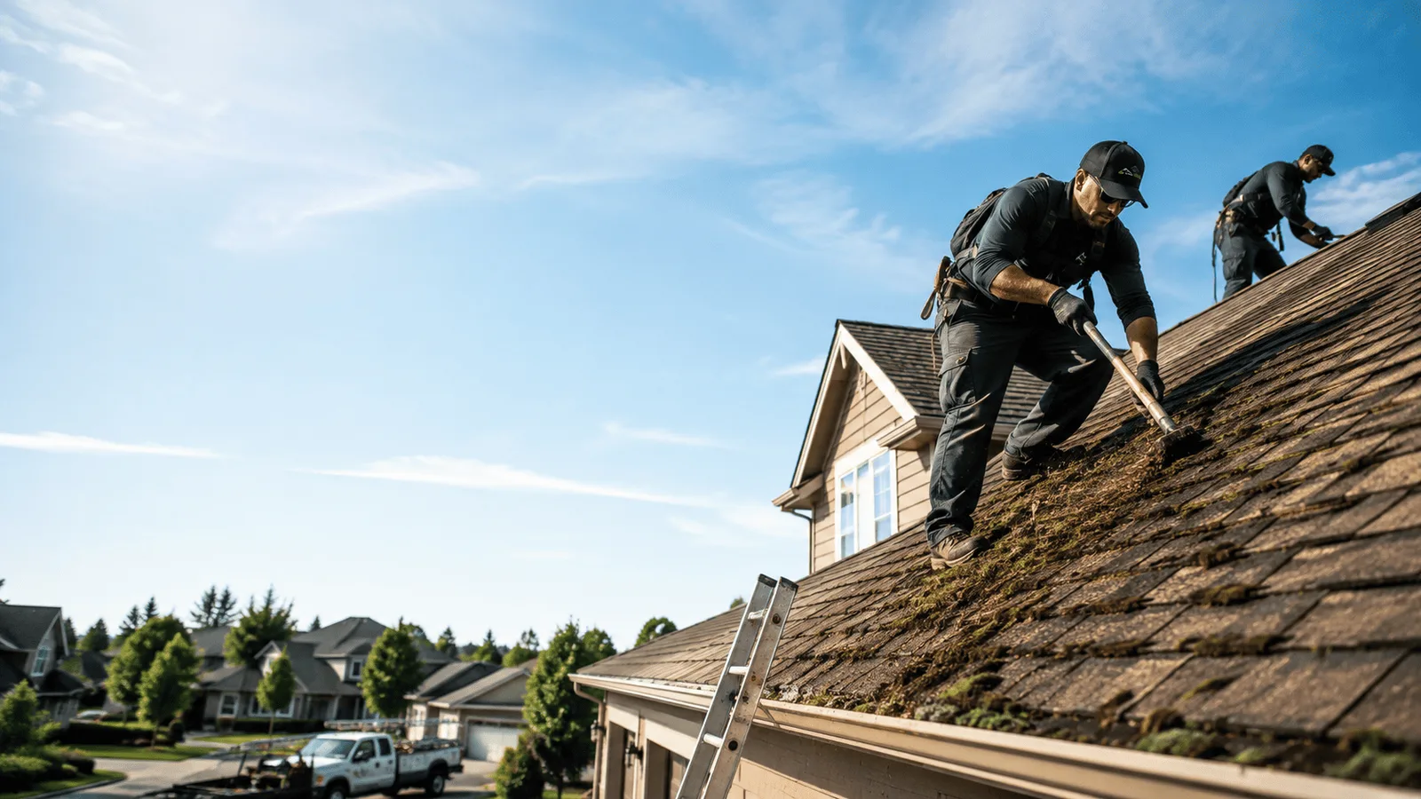 Roof Moss Removal in Amherst, VA near me